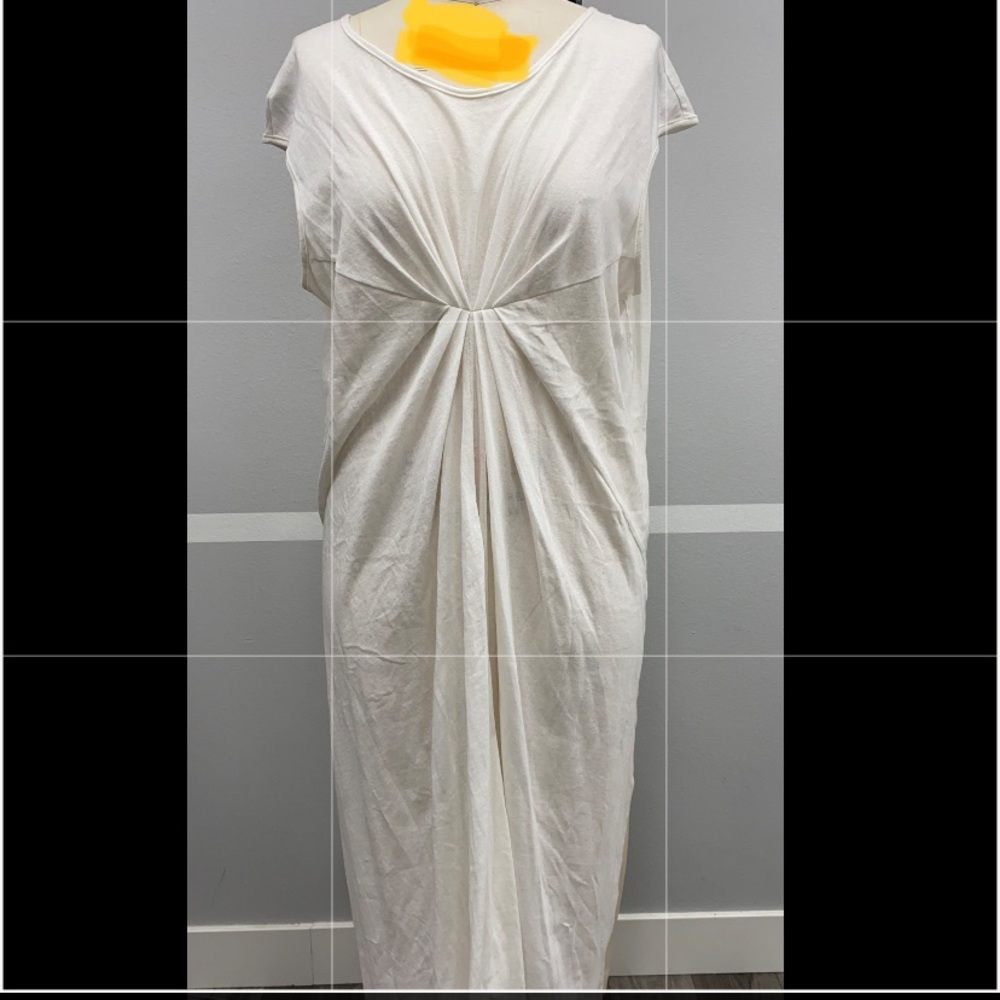 Maxi white cover up dress